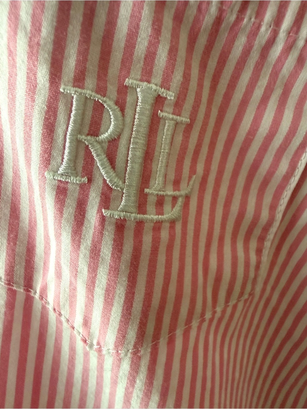 Lauren Ralph Lauren Heritage Essentials Woven Sleep Shirt Size M 100% Cotton - Picture 2 of 15
